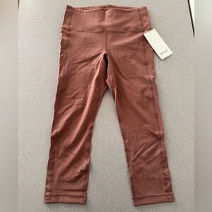 NWT Lululemon High-Waisted Mauve Leggings